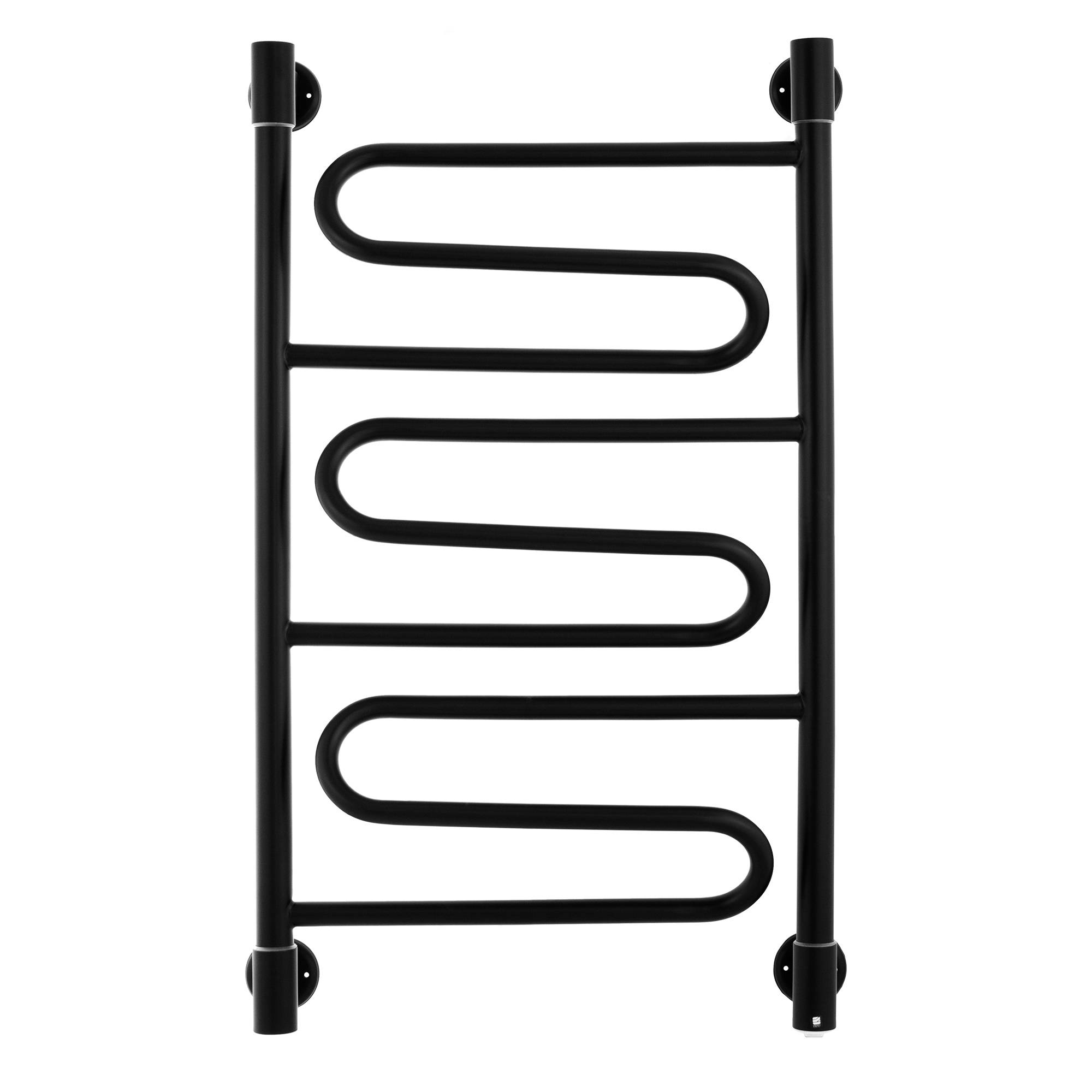 Полотенцесушитель электрический Energy Bravo2 850x500 мм черный матовый EETRBRAVO28550R905M RAL 9005