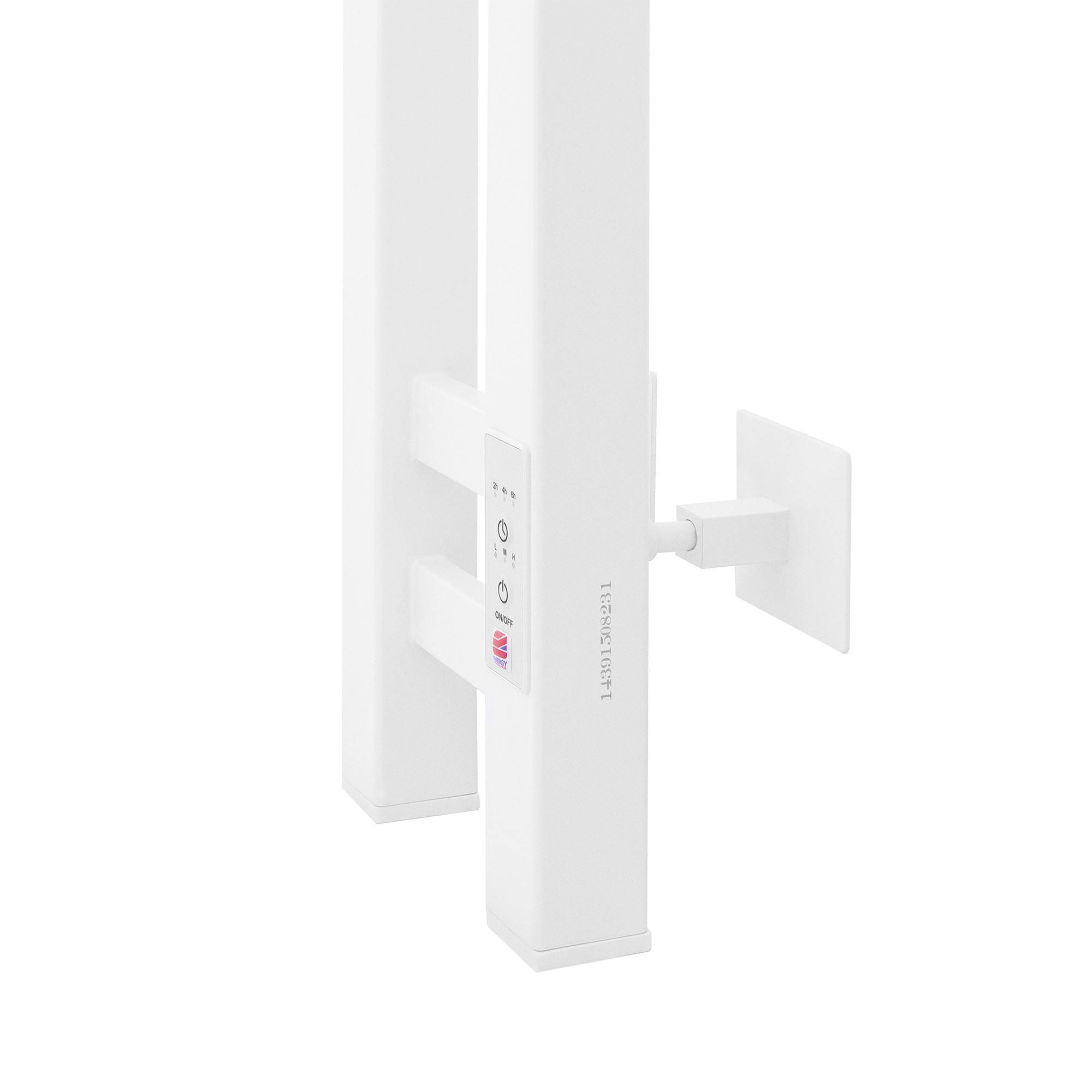 Полотенцесушитель электрический Energy Dart 1200x100 мм с таймером белый матовый RAL 9003 EETR0DART12010R903M