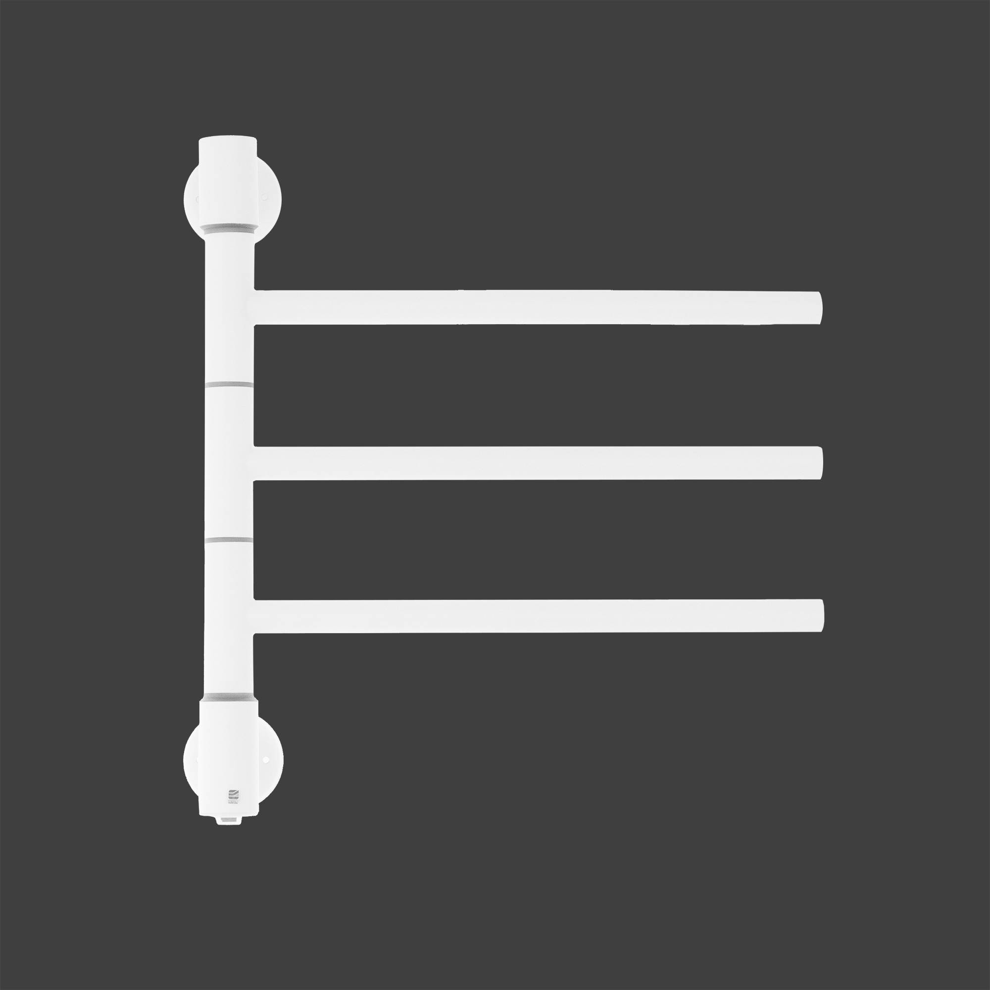 Полотенцесушитель электрический Energy I chrome G3K RAL 9003 EETR00IG3K0000R903M