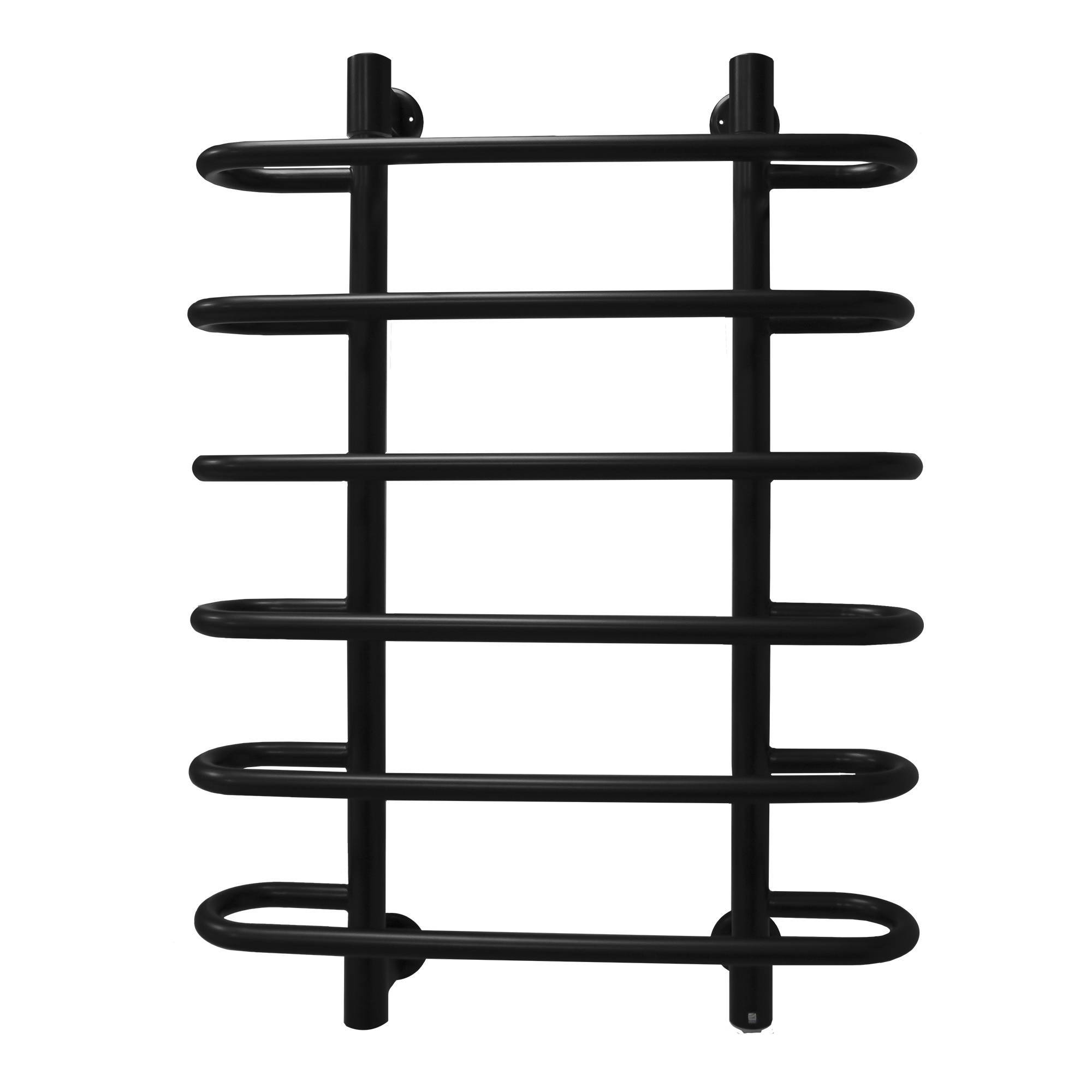 Полотенцесушитель электрический Energy Nova2 850x600 мм черный матовый RAL 9005 EETR0NOVA28560R905M