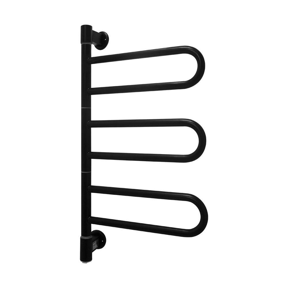 Полотенцесушитель электрический Energy U chrome G3K черный матовый RAL 9005 EETR0UG3K00000R905M