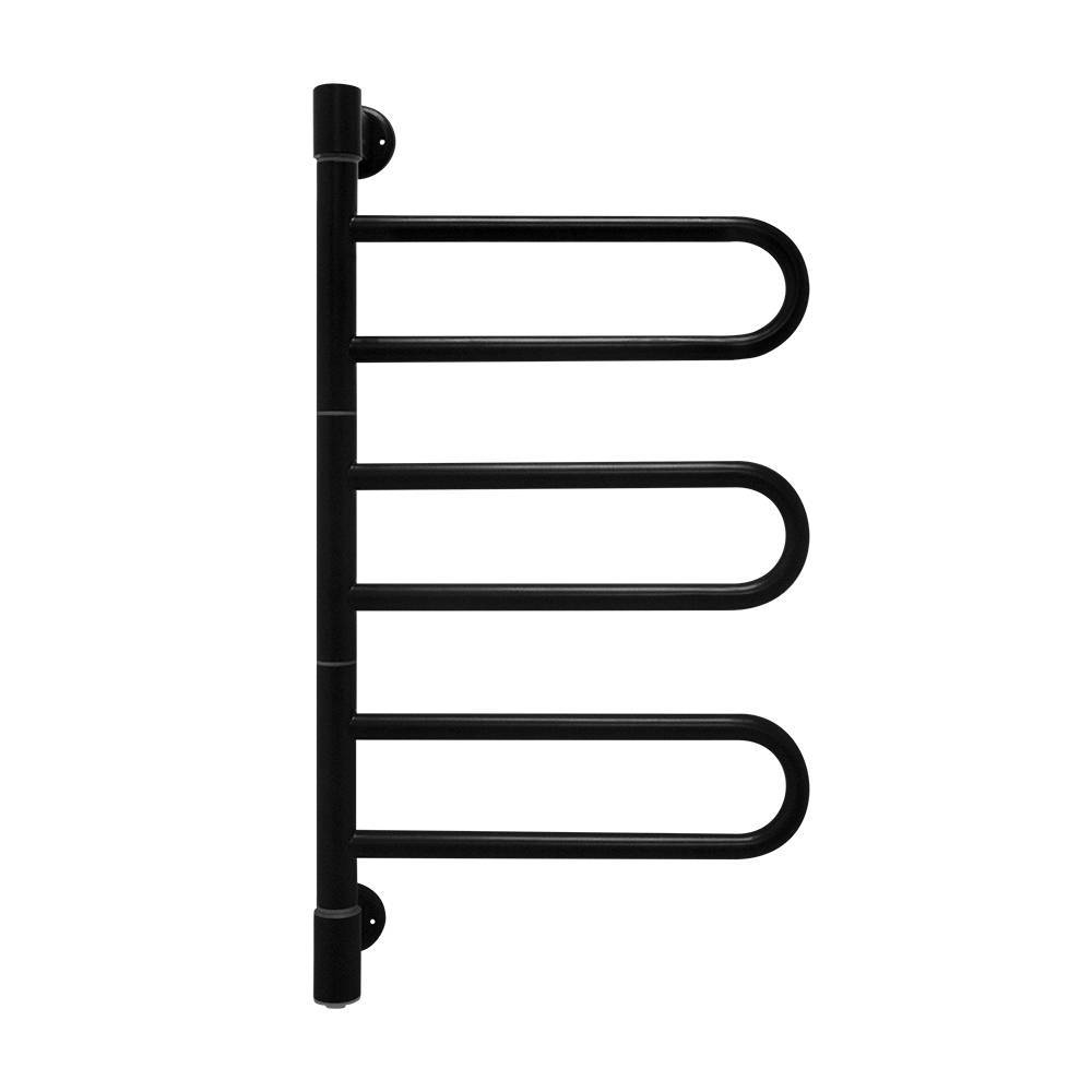 Полотенцесушитель электрический Energy U chrome G3K черный матовый RAL 9005 EETR0UG3K00000R905M