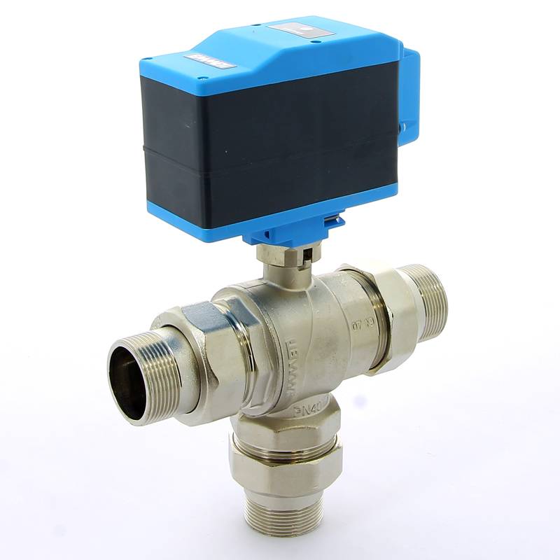 Кран шаровой трехходовой Emmeti MODULO PLUS с сервоприводом 1 1/2 НН 01425712