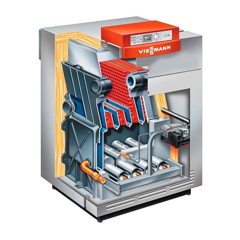 Котел газовый напольный Viessmann Vitogas 100-F 35 кВт одноконтурный KC4B 7245368