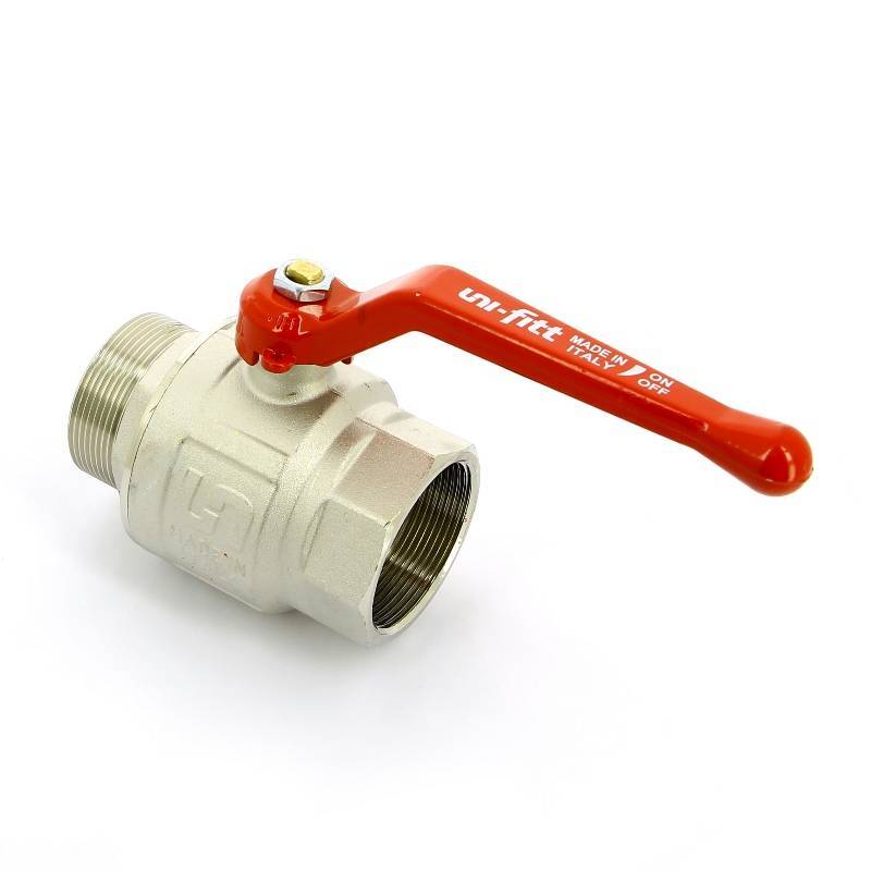 Кран шаровой полнопроходной Uni-Fitt Etalon рычаг 2 НВ 111L7000