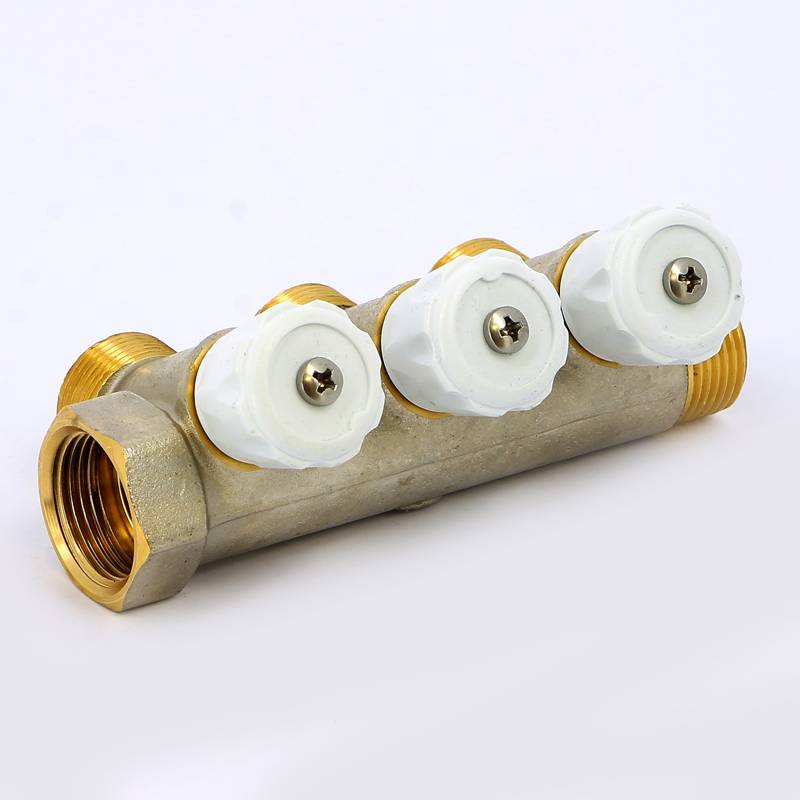 Коллектор с вентилями Emmeti 3/4 3 выхода M24x19 36 мм 01307265