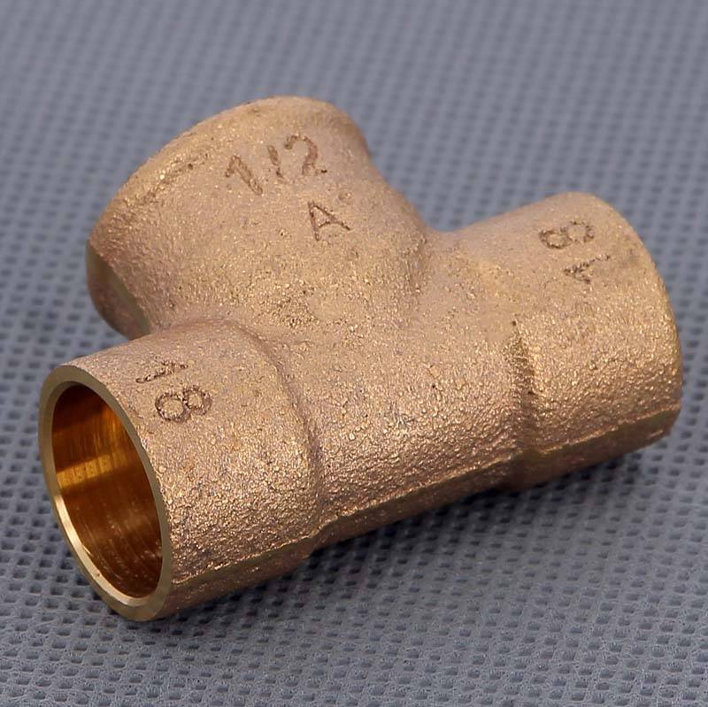 Тройник бронзовый под пайку Viega 18х1/2 ВР 103767