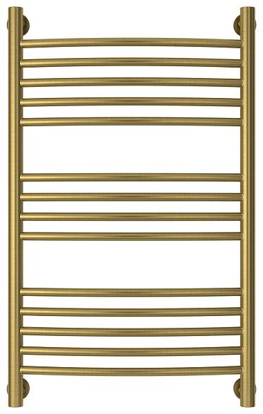 Полотенцесушитель водяной Сунержа Богема+ с полкой 500x800 мм состаренная латунь 051-0221-8050