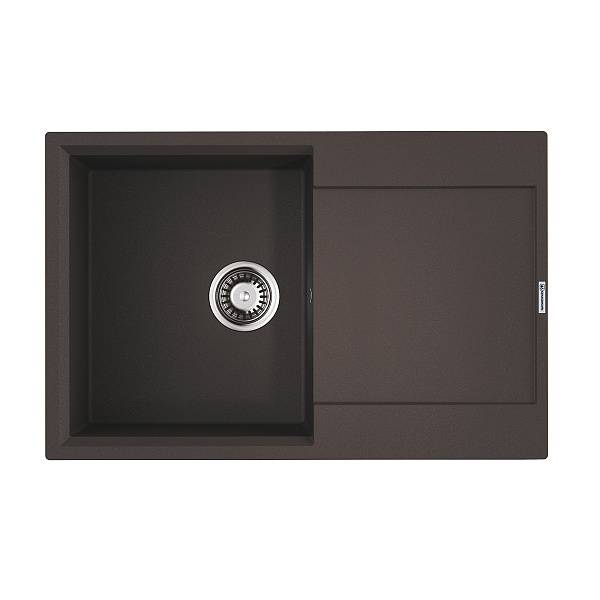 Кухонная мойка Omoikiri Daisen 78T-DC Tetogranit 78x51 см темный шоколад 4993526
