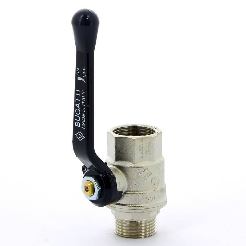 Кран шаровой Bugatti Oregon 1 НВ рычаг 03050074