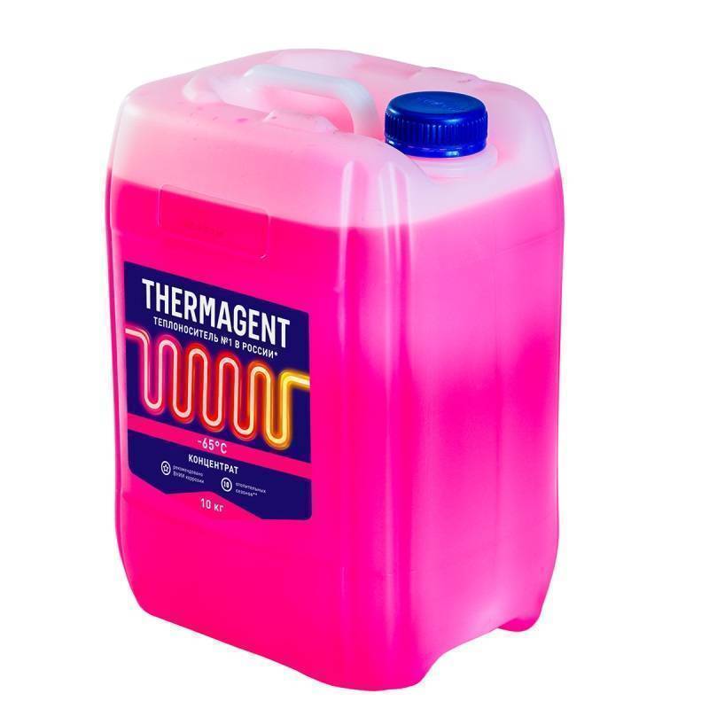 Теплоноситель THERMAGENT -65 на основе этиленгликоля 10 кг 910231