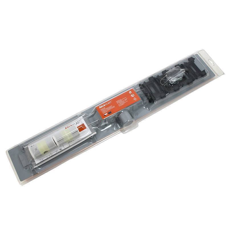 Душевой лоток Alca APZ12 Optimal 750 мм с порогами без решетки APZ12-750