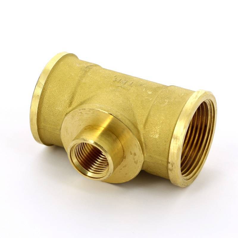 Тройник латунный Tiemme 1 1/4x1/2x1 1/4 ВР 1500441