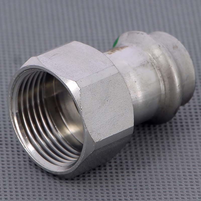 Муфта переходная пресс-В Viega Sanpress Inox нержавеющая сталь 22x1 436636