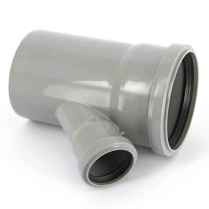 Тройник канализационный Ostendorf HT 110x50 мм 45° 115220