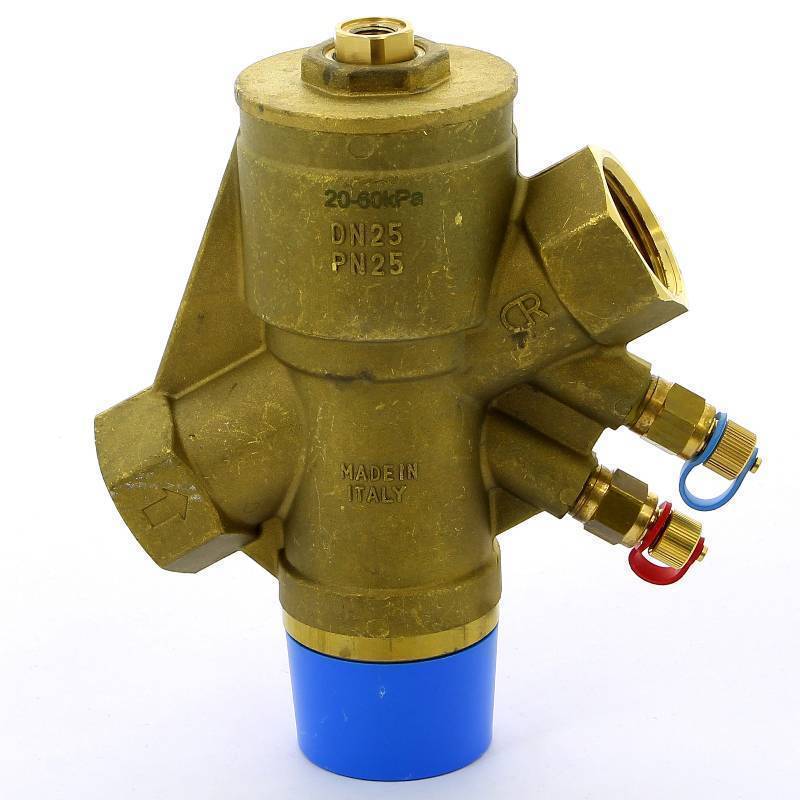 Комплект регулятора перепада давления CIM 767 и балансировочного клапана Cimberio 1 HIGH Dp CIM 767H787ODP 1