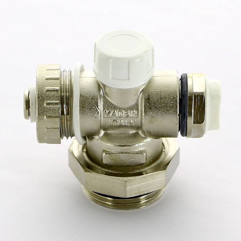 Дренажная группа Uni-Fitt 1 с ручным воздухоотводчиком никелированная 460M4000