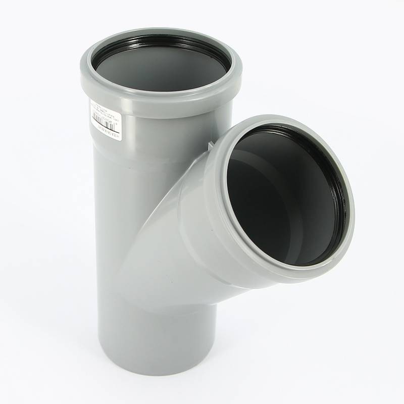 Тройник канализационный Ostendorf HT 90/90 мм 45° 114200