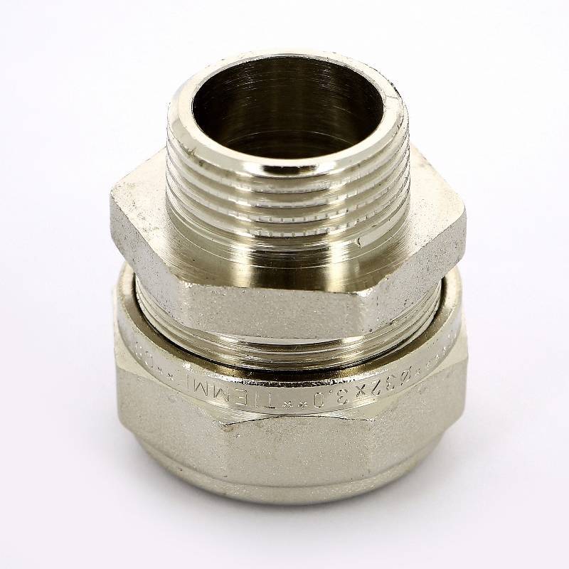 Муфта обжимная Tiemme никелированная 32х1 НР 1600020