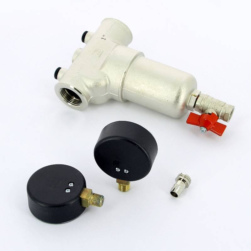 Фильтр промывной Itap 189 с двумя манометрами 1 189 1