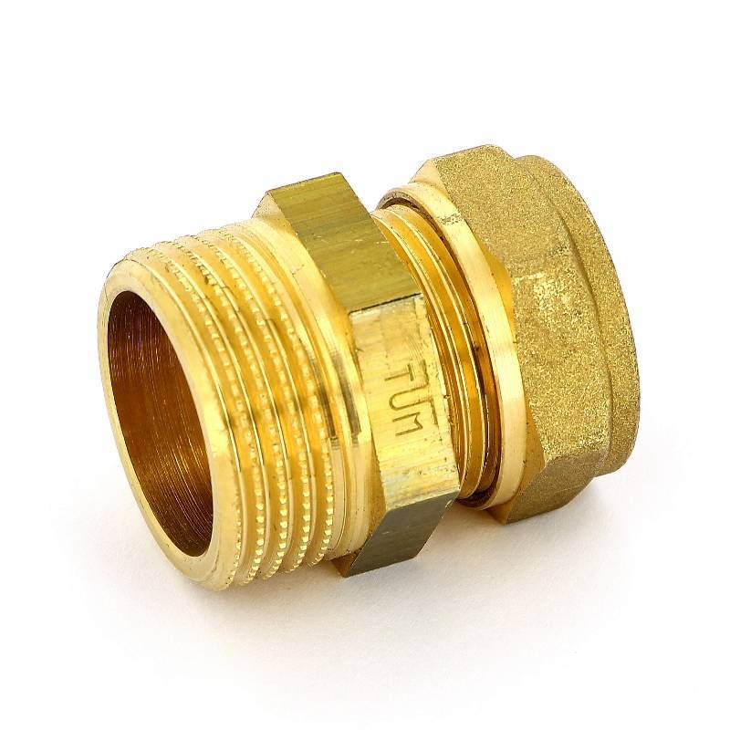 Муфта компрессионная Tiemme 1100 22х1 наружная резьба 1100017