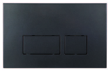 Кнопка смыва для инсталляции Boheme пластик 26.3х1.5х16.6 см черный 664-B