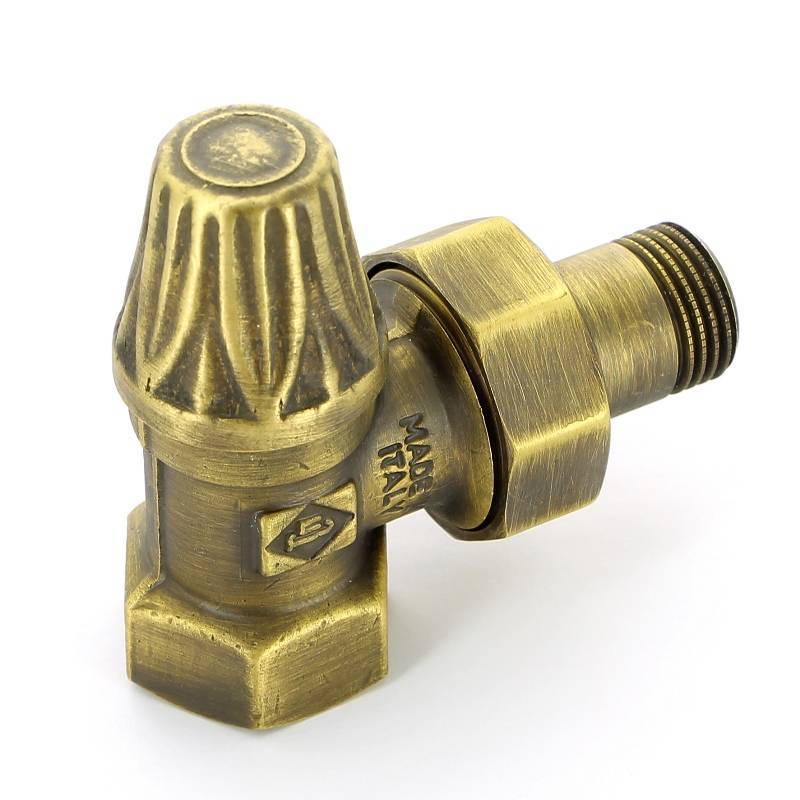Вентиль обратный Carlo Poletti Artistic угловой НВ 1/2 бронза V67410MA