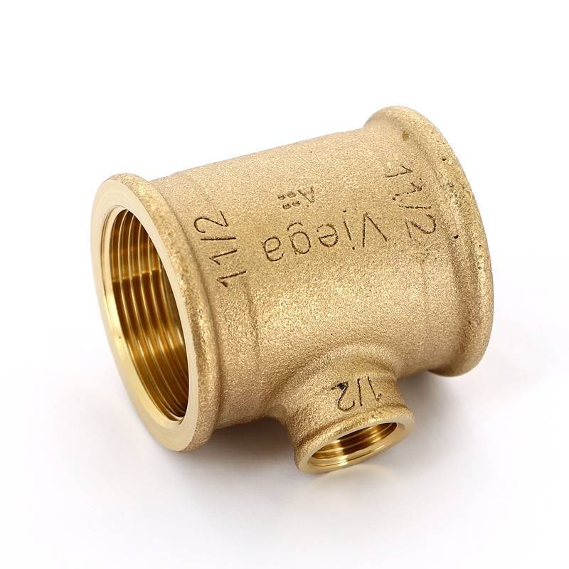 Тройник бронзовый Viega 1 1/2x1 1/2x1 1/2 ВР 650759