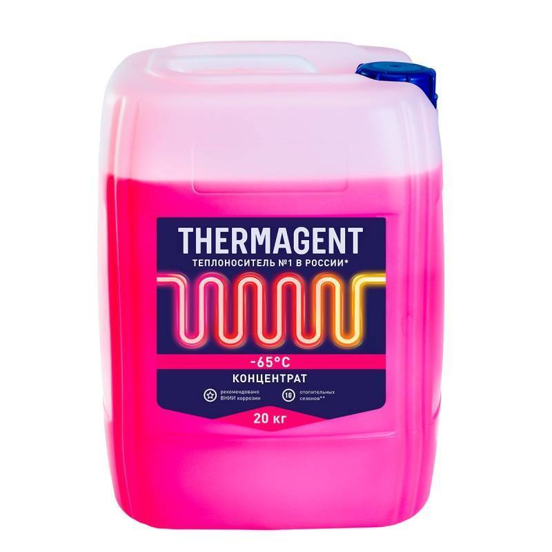 Теплоноситель THERMAGENT -65 на основе этиленгликоля 10 кг 910231