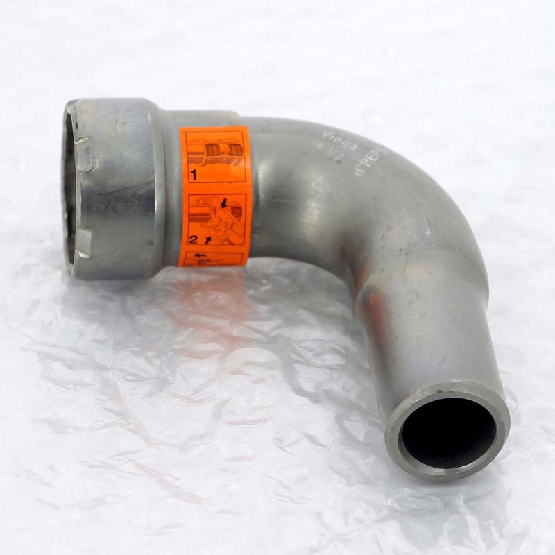 Угольник-вставка 45° пресс Viega Megapress 1/2 оцинкованная сталь 694692