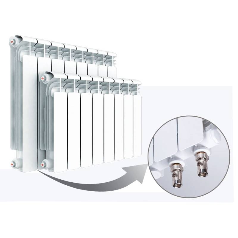 Радиатор алюминиевый RIFAR Alum 500 14 секций RAL50014