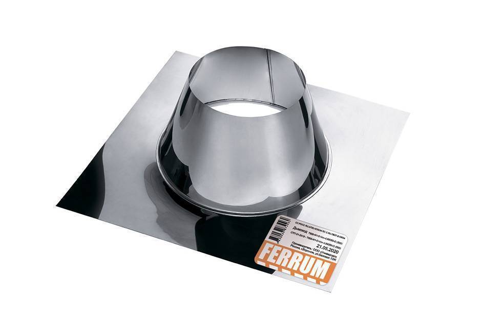 Крышная разделка прямая Ferrum AISI 430 0.5 мм Ф280 мм Af2805