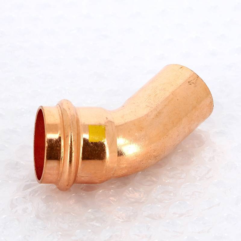 Угольник пресс 45° Viega Profipress G 28 мм медь однораструбный 345709