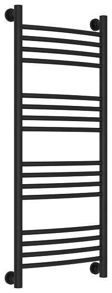 Полотенцесушитель водяной Сунержа Богема с полкой 400x1000 мм матовый черный 31-0221-1040