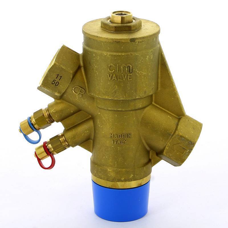 Комплект регулятора перепада давления CIM 767 и балансировочного клапана Cimberio 1 HIGH Dp CIM 767H787ODP 1