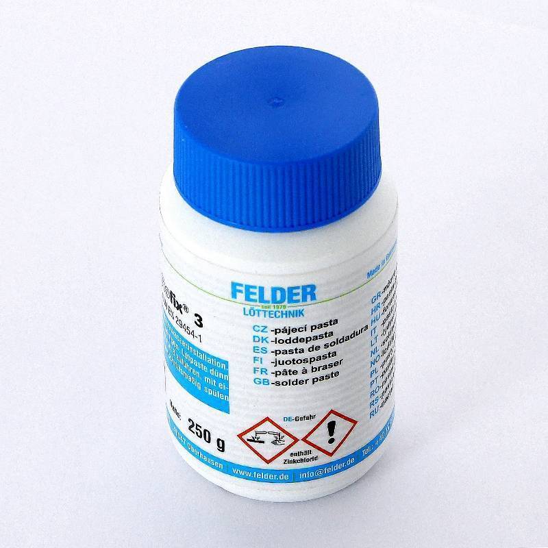 Флюс-паста с припоем FELDER Cu-Rofix 3 250 г 229760559