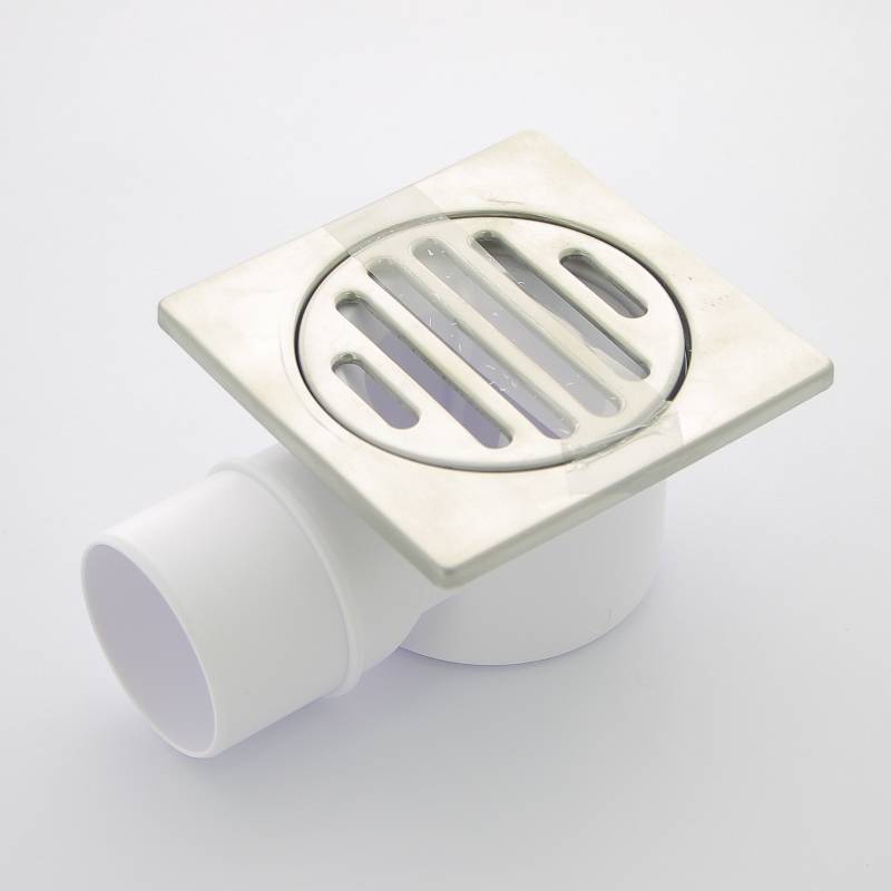 Трап McAlpine MRFG4 100x100 мм горизонтальный выпуск 50 мм нержавеющая сталь MRFG4