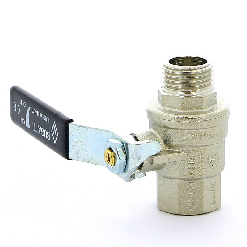 Кран шаровой Bugatti Oregon 1/2 НВ рычаг 03060095