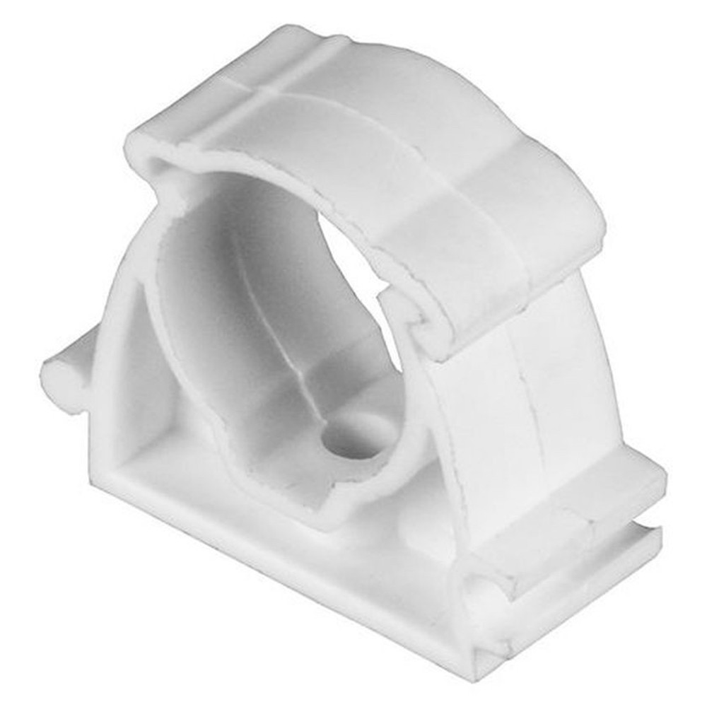 Опора для труб полипропиленовая TEBO с защелкой 32 мм белая T-ППР.Оз.32.Б.РФ