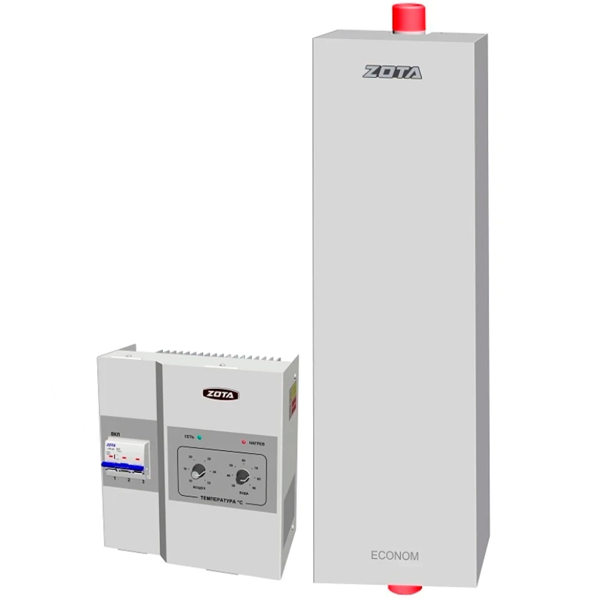 Электрокотел ZOTA Econom SSR V2 12 кВт 380 В с пультом управления 1699134