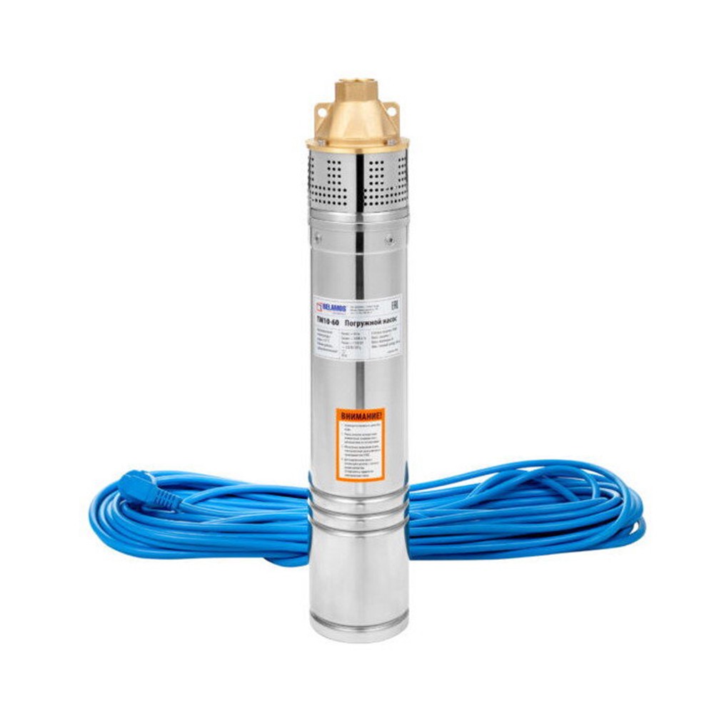 Насос скважинный вихревой BELAMOS TM10-100 кабель 20 м диаметр 96 мм TM10-100