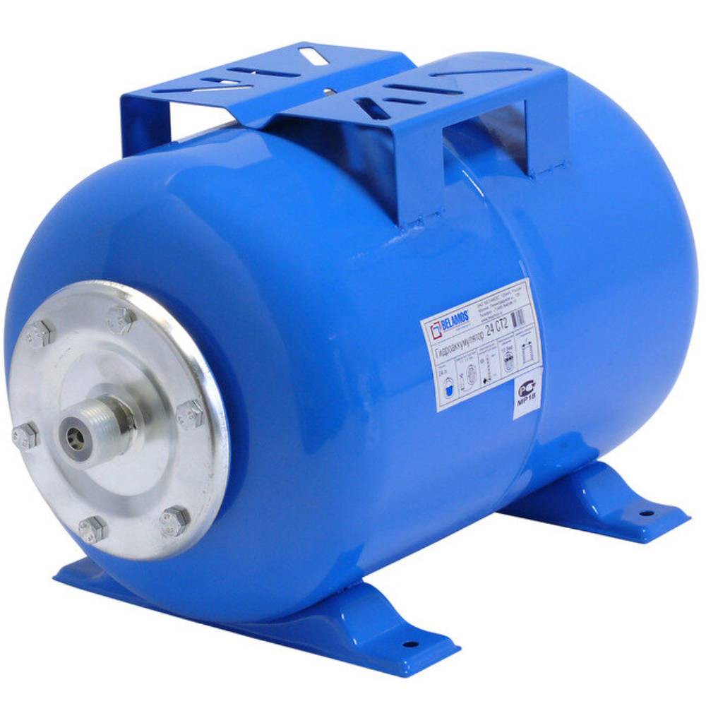 Гидроаккумулятор BELAMOS 24CT2 горизонтальный 24 л синий 24CT2