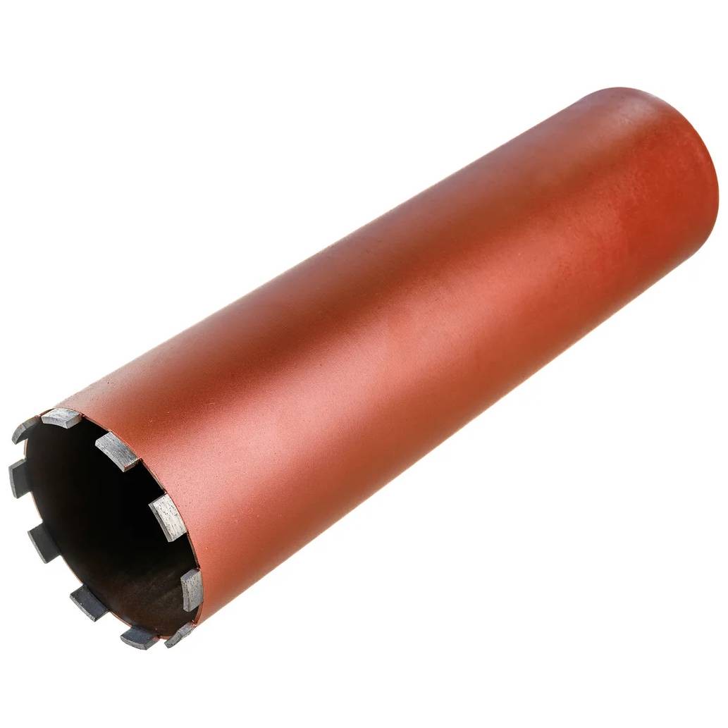 Алмазная коронка Diamond Hit DH-D400 132x450 мм 1 1/4 UNC для сухого сверления DH-D400 132/450