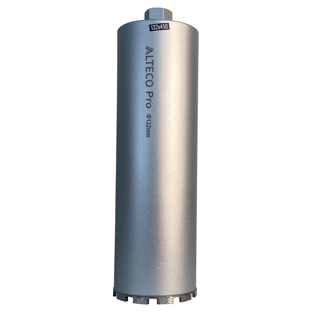 Коронка алмазная ALTECO Professional 132x450 мм для мокрого сверления 25011