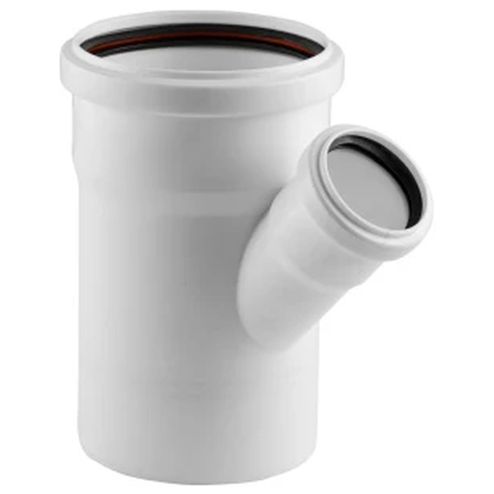 Тройник канализационный бесшумный RTP BETA ELITE 110х50х45° белый 1654818