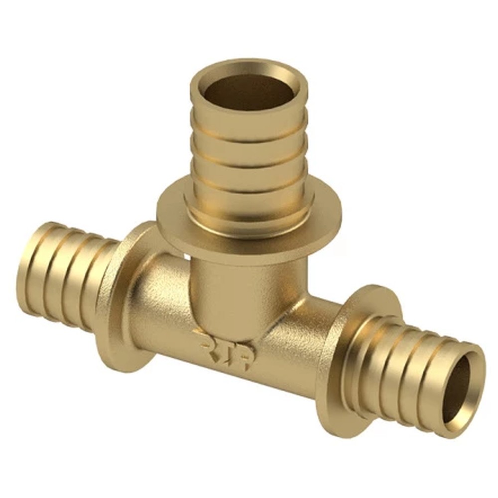 Тройник аксиальный переходной RTP латунь 20х25х16 мм 1654905