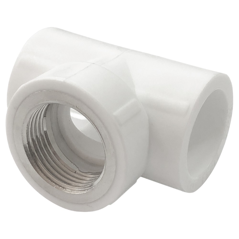 Тройник комбинированный полипропиленовый VALFEX PPR 32x3/4 НР белый 1702281