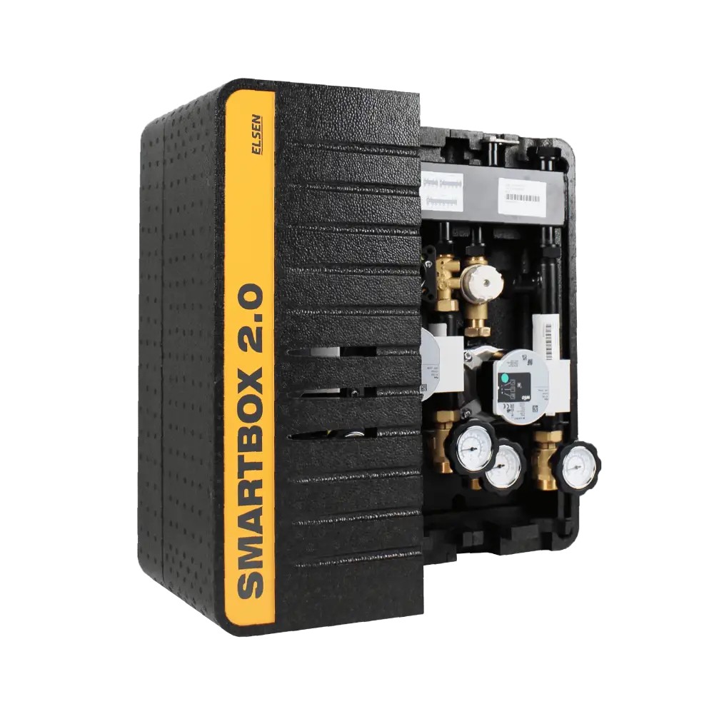 Гребенка с гидрострелкой ELSEN DN20 1 2х1 2 м3/ч EBM20.21