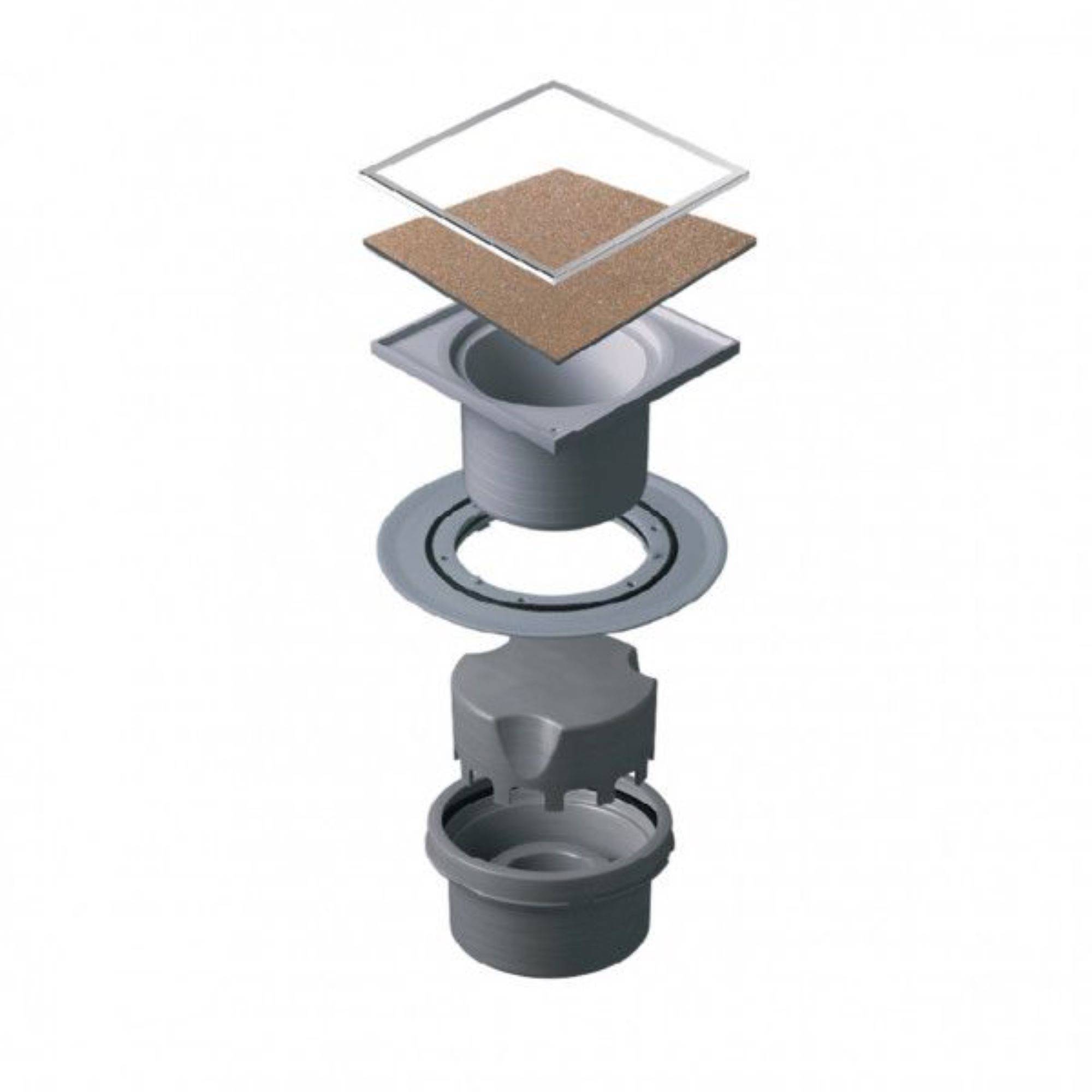 Трап точечный PESTAN Confluo Standard 10х10 Dry Ceramic Vertical 13000123