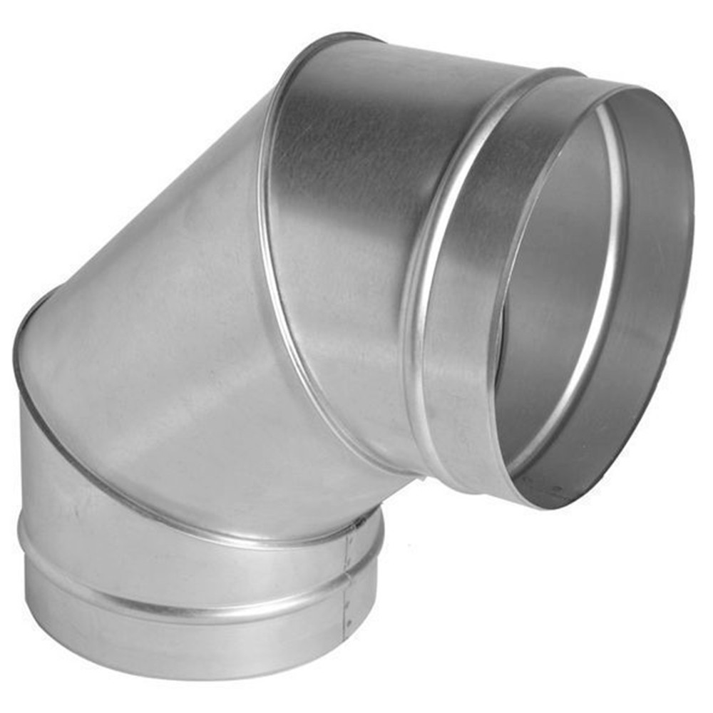 Отвод вентиляционный 90° Neoclimat D 250 мм оцинкованная сталь 0.5 мм 1234838